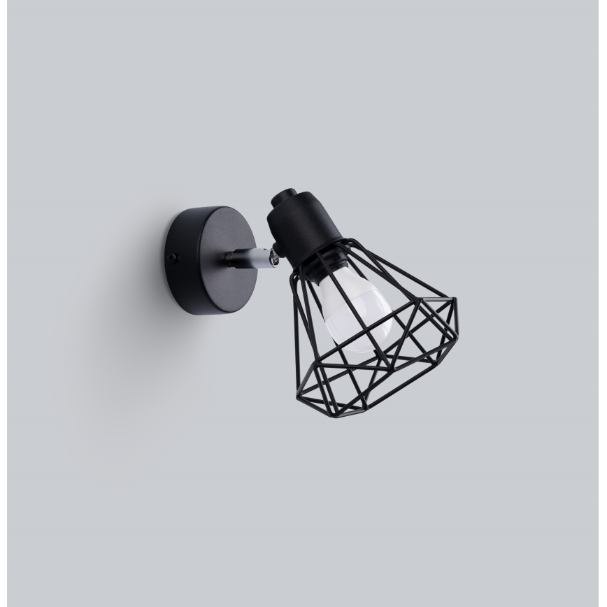Стенен спот ARTEMIS 1xE14/40W/230V черен