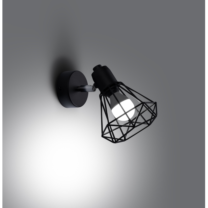 Стенен спот ARTEMIS 1xE14/40W/230V черен