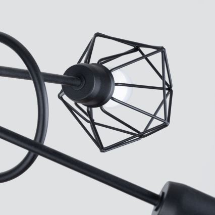 Полилей ARTEMIS 5xE14/40W/230V черен