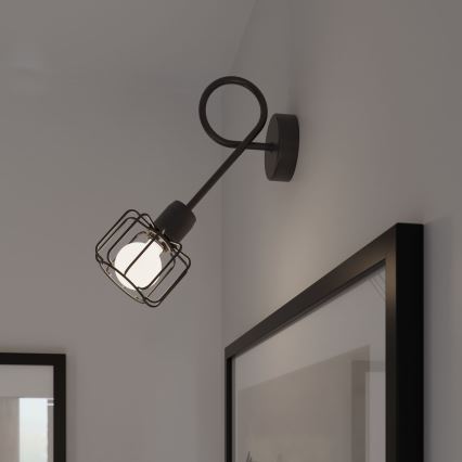 Аплик BELUCI 1xE14/40W/230V черен