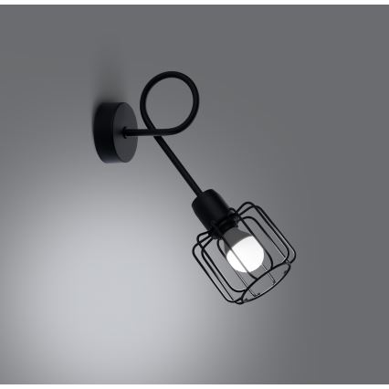 Аплик BELUCI 1xE14/40W/230V черен