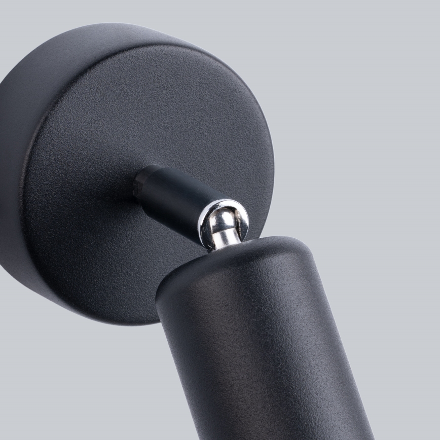 Стенен спот FORNES 1xE27/60W/230V черен