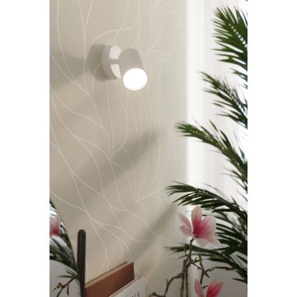 Стенен спот LEMMI 1xGU10/40W/230V бял