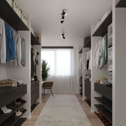 Спот LEMMI 3xGU10/40W/230V черен