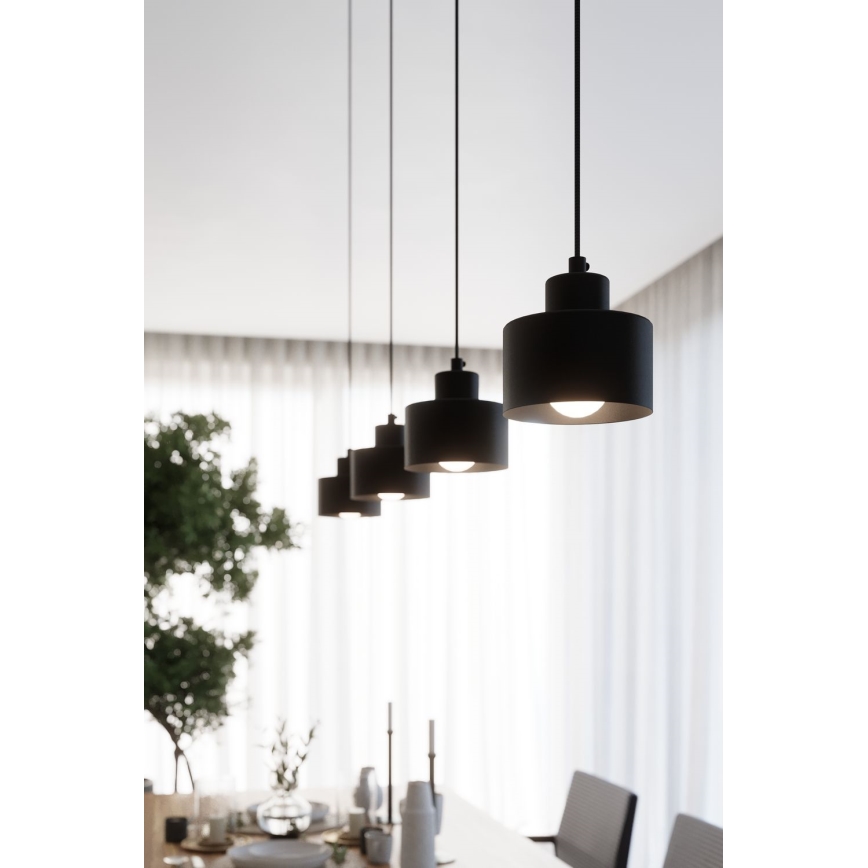 Пендел SAVAR 1xE27/60W/230V черен