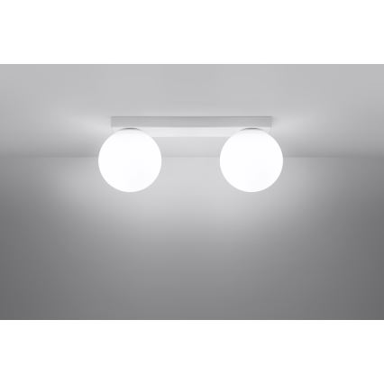 Плафониера YOLI 2xG9/12W/230V бял