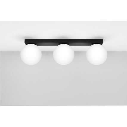 Плафониера YOLI 3xG9/12W/230V черен