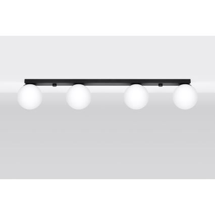 Плафониера YOLI 4xG9/12W/230V черен