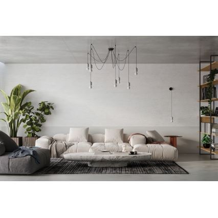 Пендел NESO 5xE27/15W/230V паяк бетон