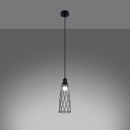 Пендел SUBA 1xE27/15W/230V черен