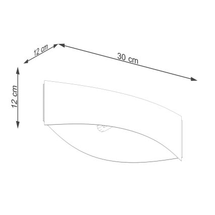 Аплик TONI 1xG9/8W/230V бял