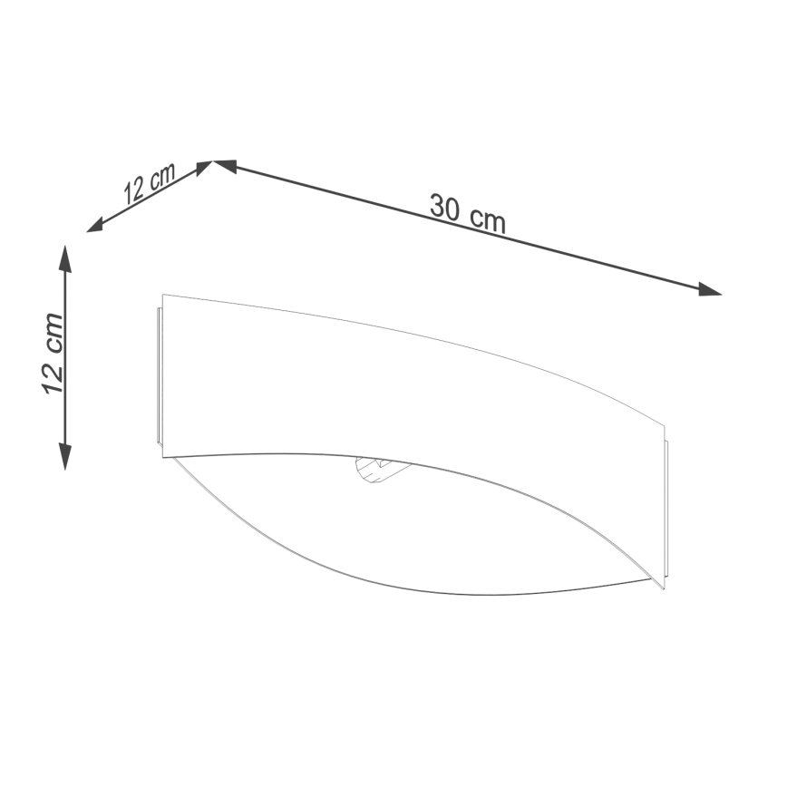 Аплик TONI 1xG9/8W/230V бял