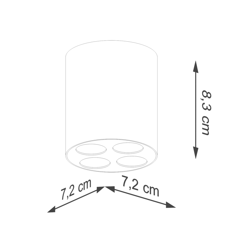 LED Спот ZOE LED/9W/230V черен