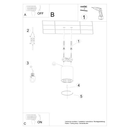 LED Спот ZOE LED/9W/230V черен