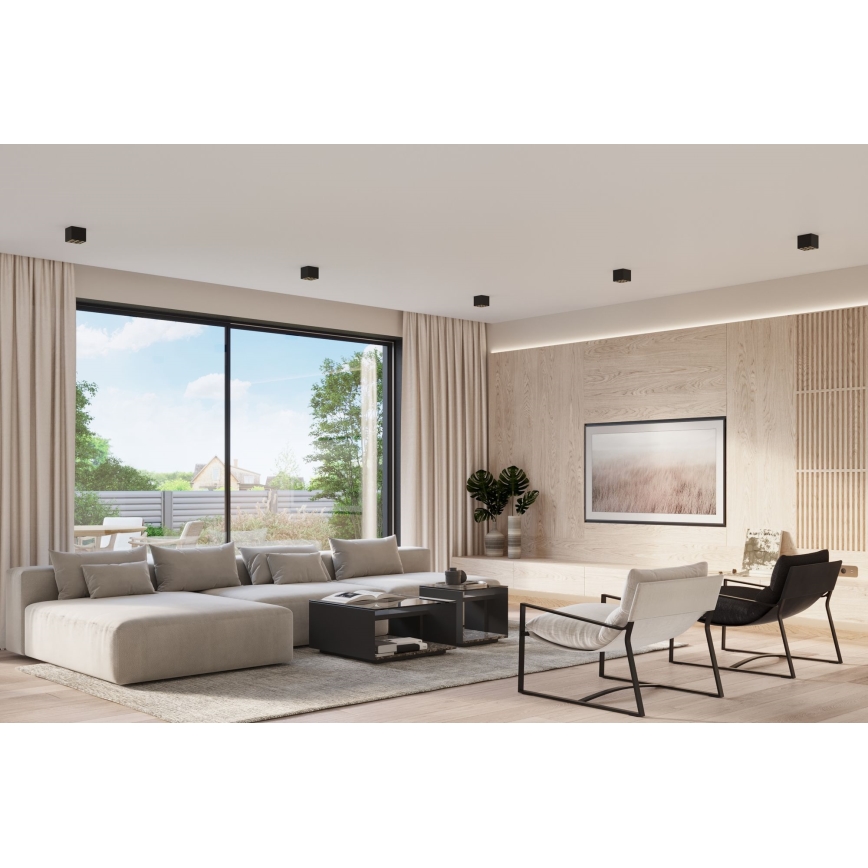 LED Спот OZZY LED/16W/230V черен