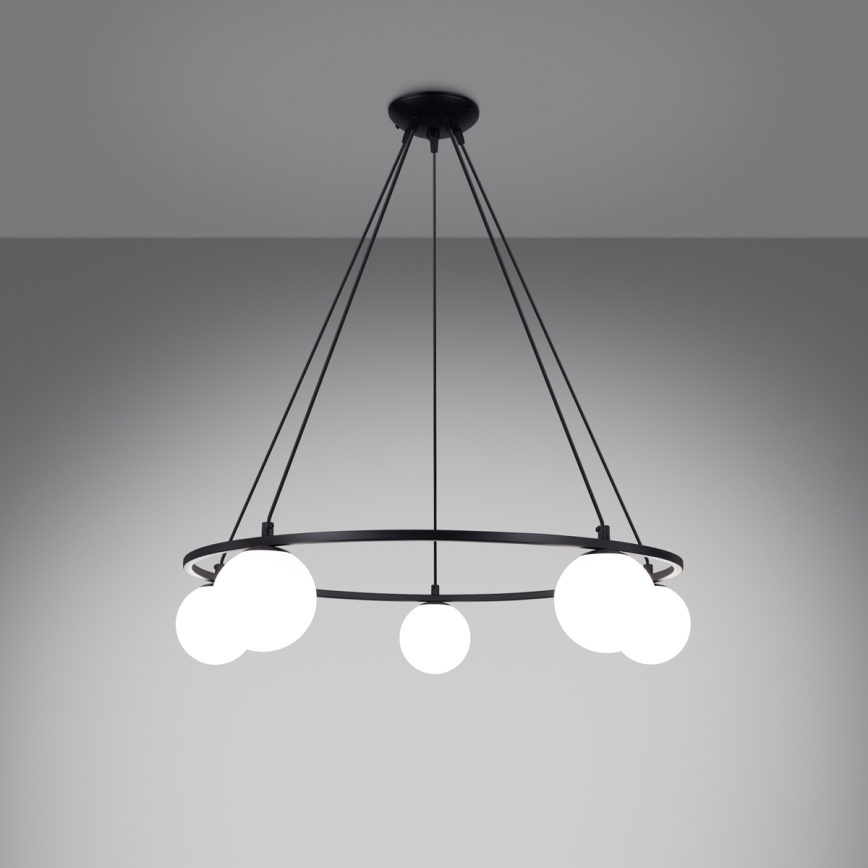 Пендел YOLI 5xG9/8W/230V черен