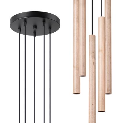 Пендел PASTELO 5xG9/8W/230V бук