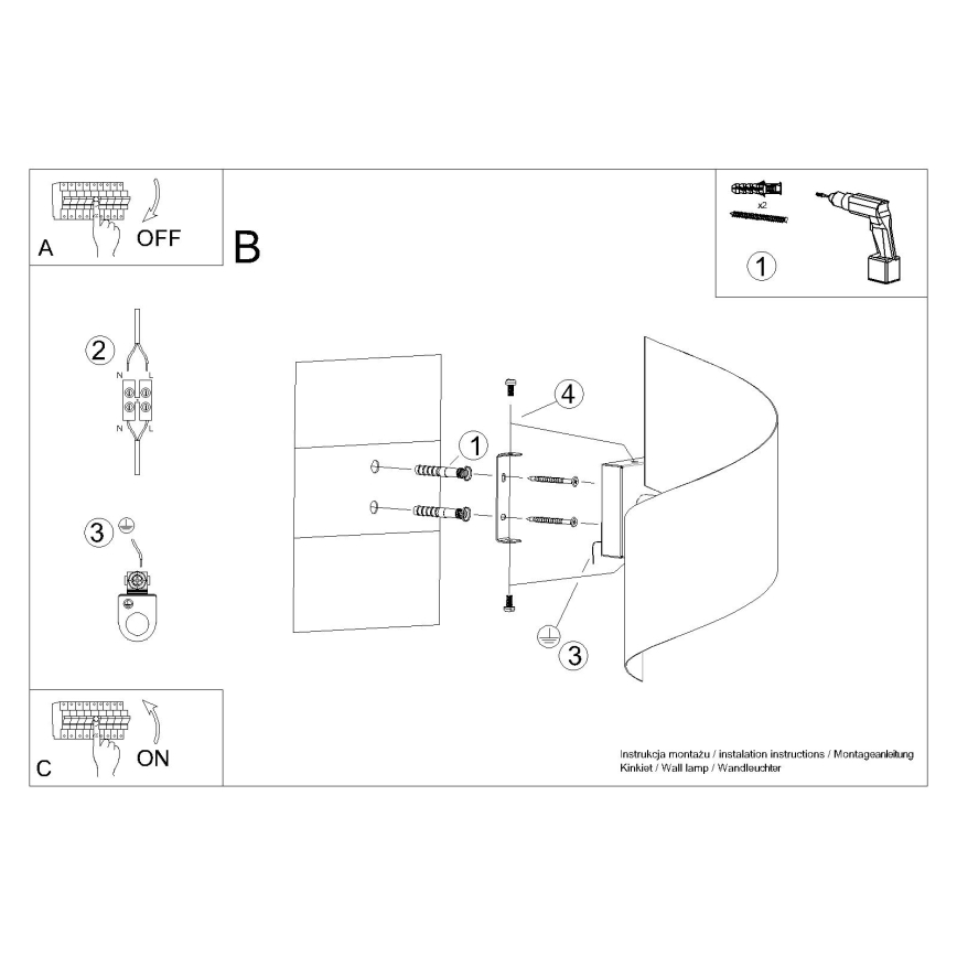 Аплик TALASSA 1xG9/8W/230V бял