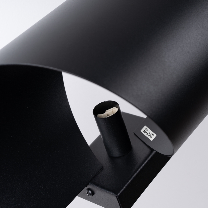 Аплик TALASSA 1xG9/8W/230V черен