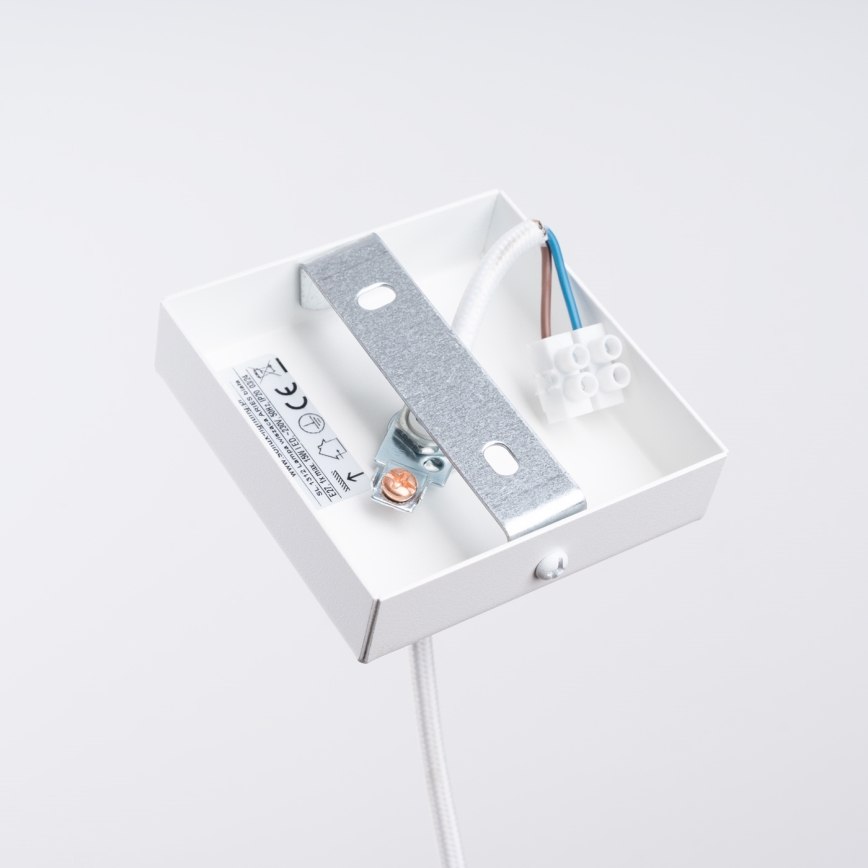Пендел ARIES 1xE27/15W/230V бук/бял