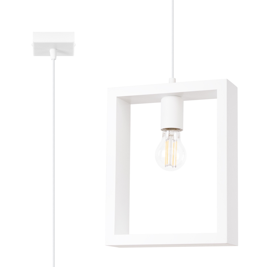 Пендел ARIES 1xE27/15W/230V бук/бял