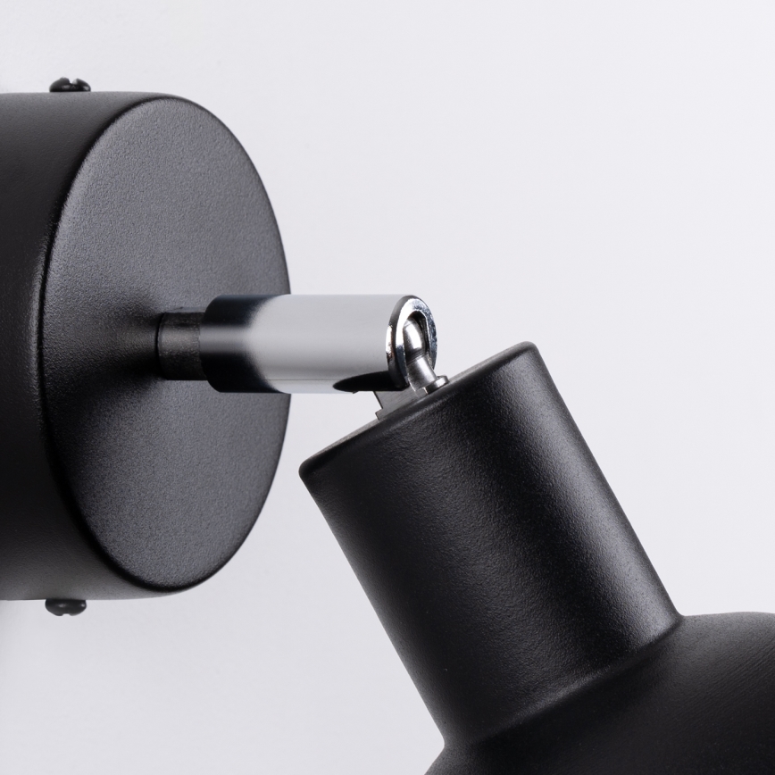 Спот аплик ELBA 1xE27/15W/230V черен