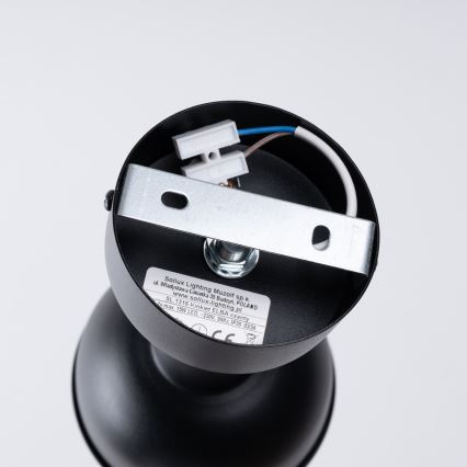 Спот аплик ELBA 1xE27/15W/230V черен