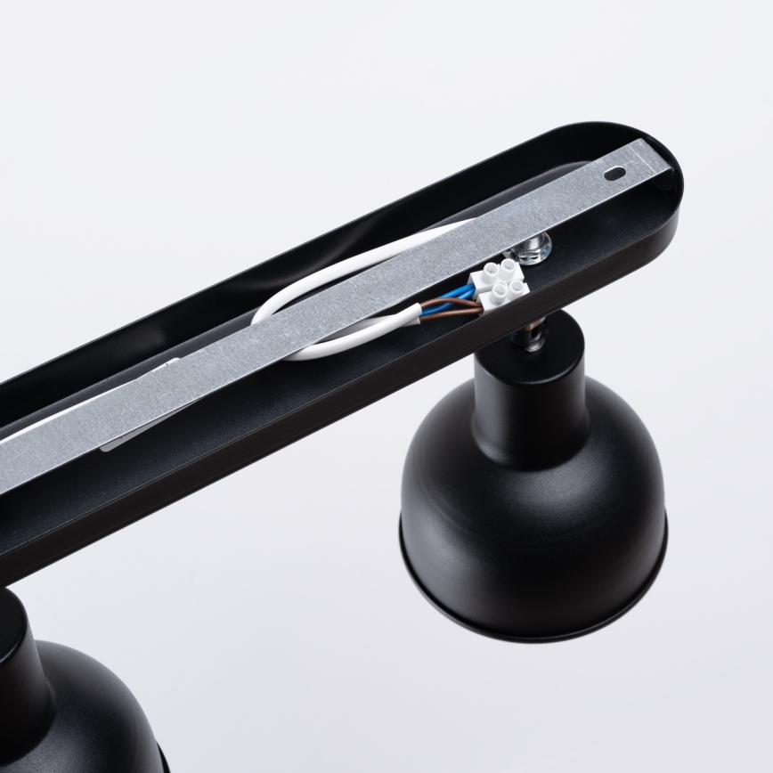 Спот ELBA 2xE27/15W/230V черен