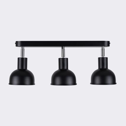 Спот ELBA 3xE27/15W/230V черен