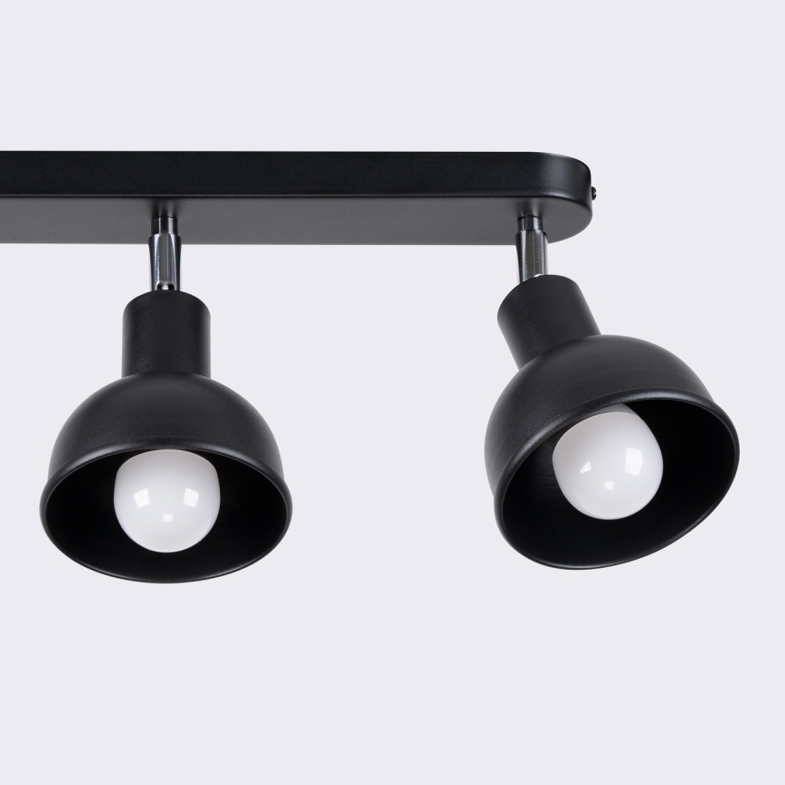 Спот ELBA 3xE27/15W/230V черен