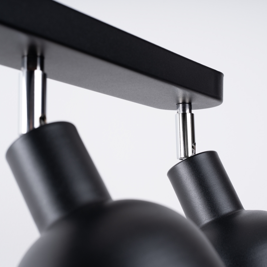 Спот ELBA 3xE27/15W/230V черен