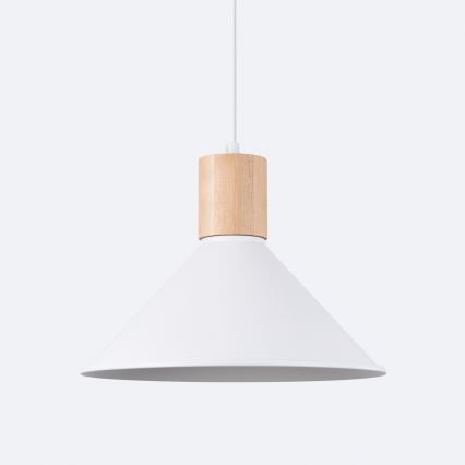 Пендел JAGA 1xE27/15W/230V Ø 30 см бял