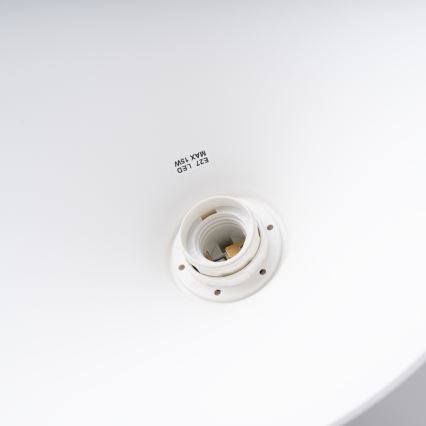 Пендел JAGA 1xE27/15W/230V Ø 30 см бял