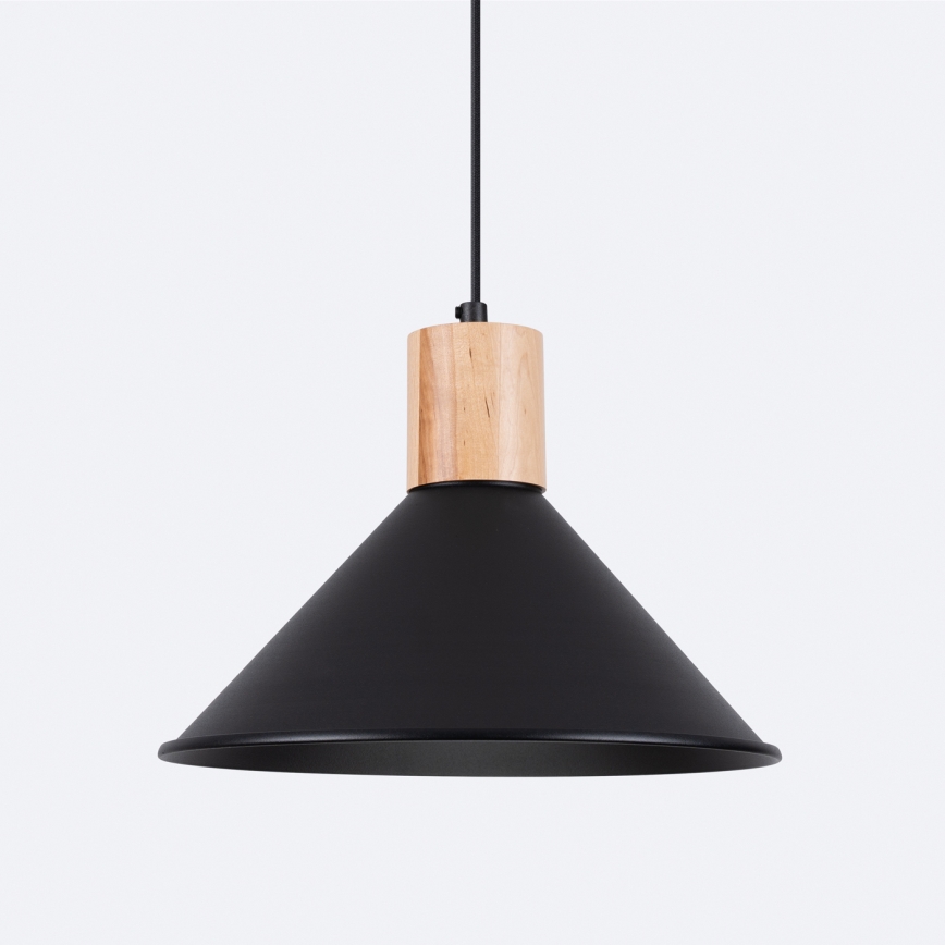 Пендел JAGA 1xE27/15W/230V Ø 30 см черен