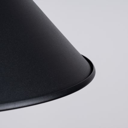 Пендел JAGA 1xE27/15W/230V Ø 30 см черен