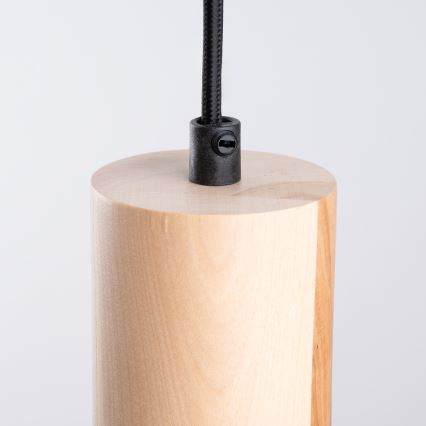 Пендел JAGA 1xE27/15W/230V Ø 30 см черен