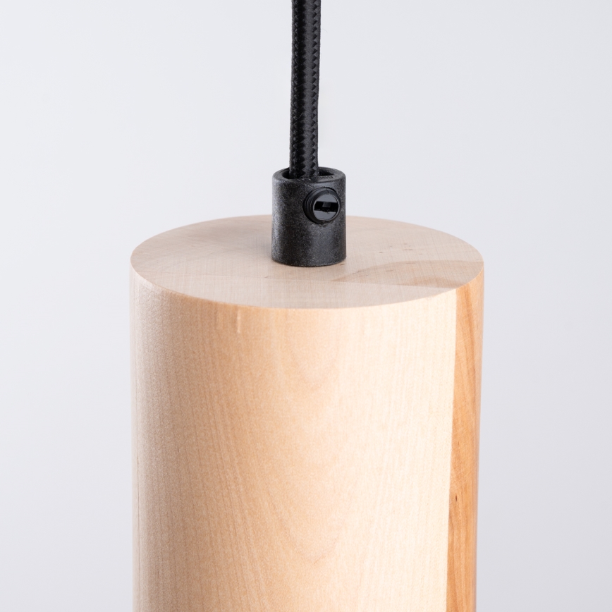 Пендел FANO 1xE27/15W/230V Ø 34 см черен