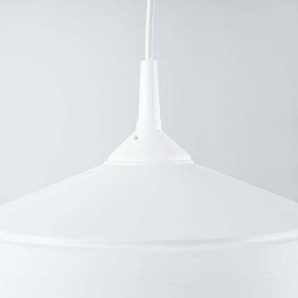 Пендел FRIKA 1xE27/15W/230V Ø 34 см бял