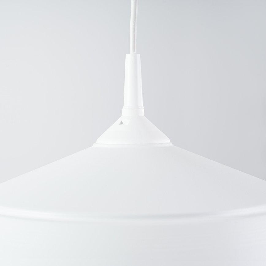 Пендел FRIKA 1xE27/15W/230V Ø 34 см бял