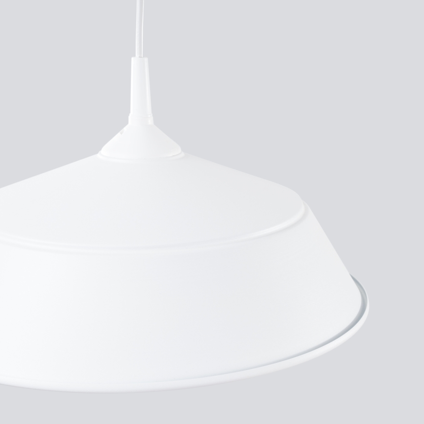 Пендел FRIKA 1xE27/15W/230V Ø 34 см бял