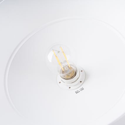 Пендел FRIKA 1xE27/15W/230V Ø 34 см бял