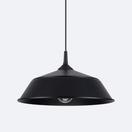Пендел FRIKA 1xE27/15W/230V Ø 34 см черен