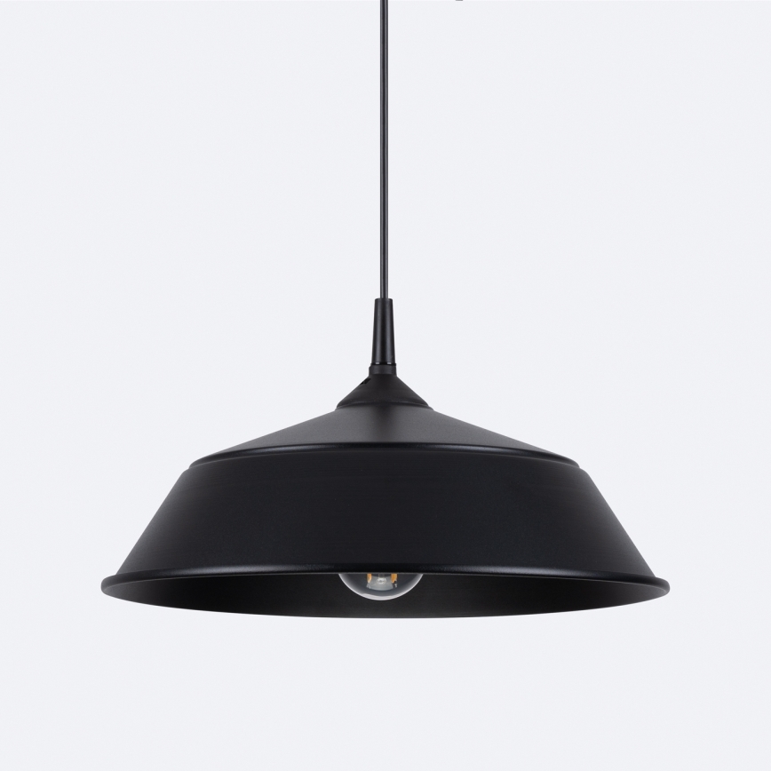 Пендел FRIKA 1xE27/15W/230V Ø 34 см черен