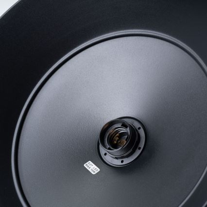 Пендел FRIKA 1xE27/15W/230V Ø 34 см черен