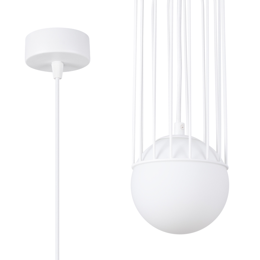 Пендел BRINA 1xG9/8W/230V бял