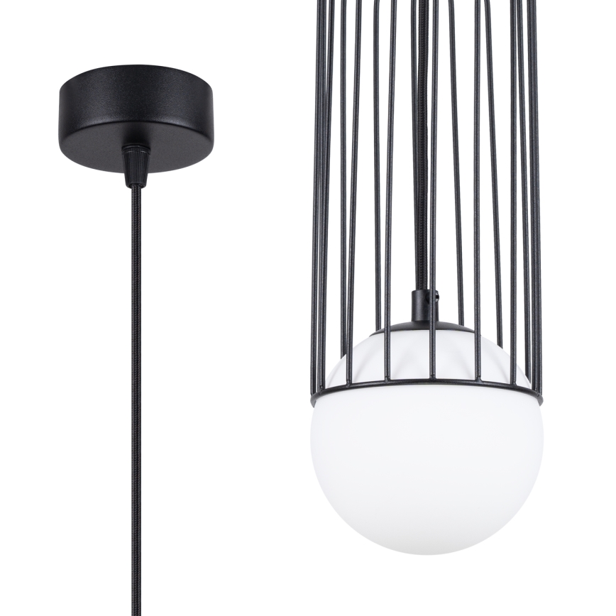 Пендел BRINA 1xG9/8W/230V черен