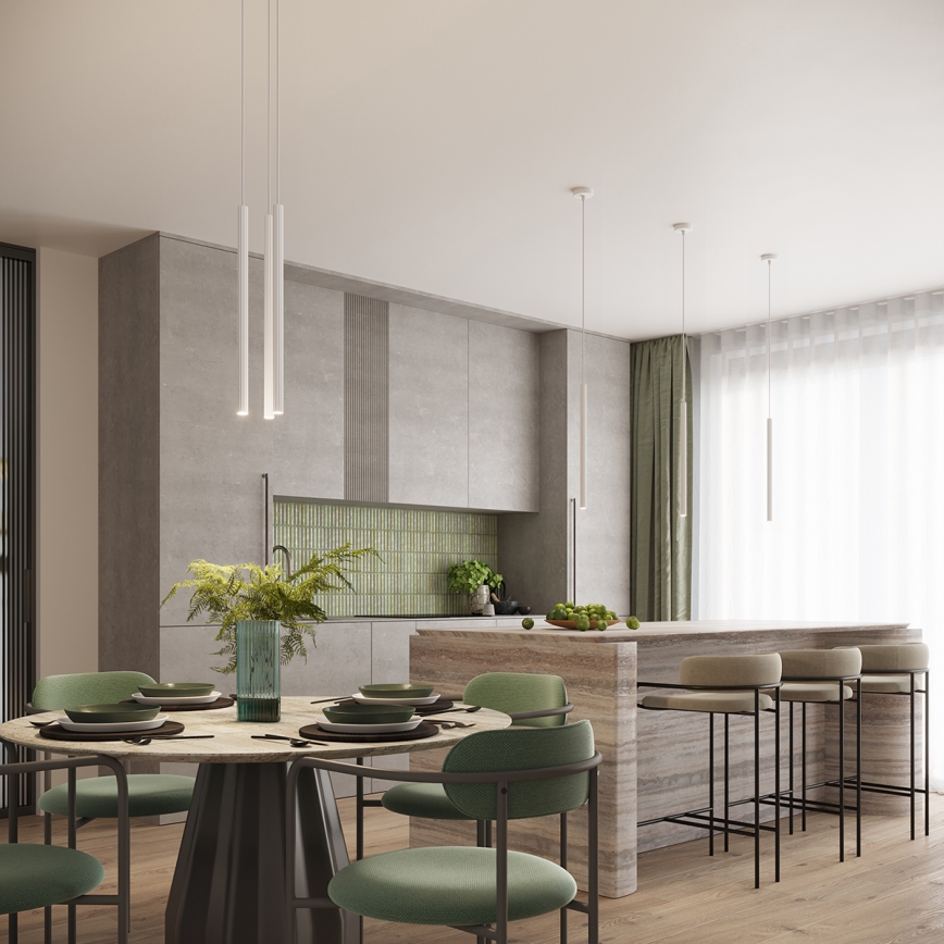 Пендел ARCHE 3xG9/8W/230V бял