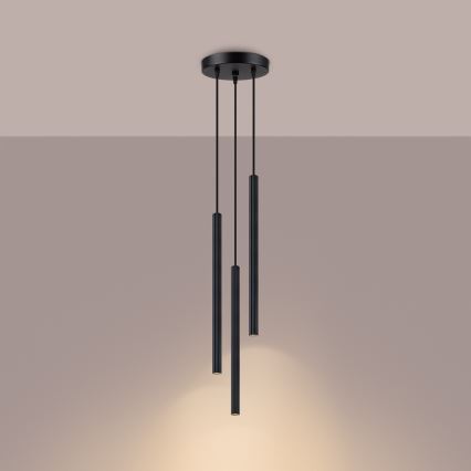 Пендел ARCHE 3xG9/8W/230V черен