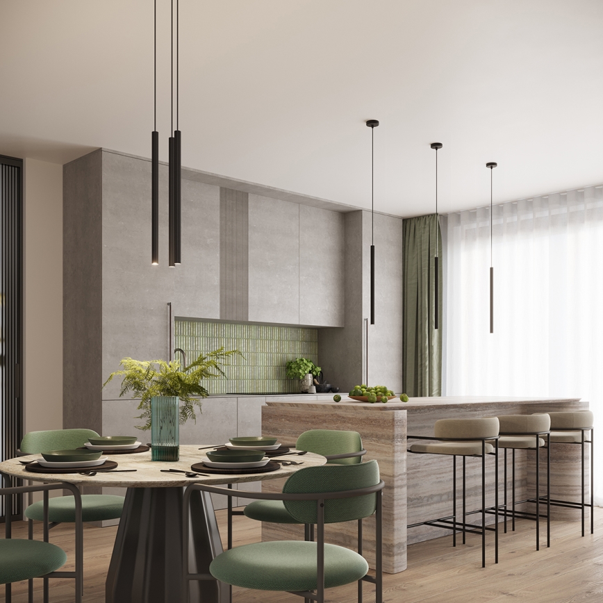 Пендел ARCHE 3xG9/8W/230V черен
