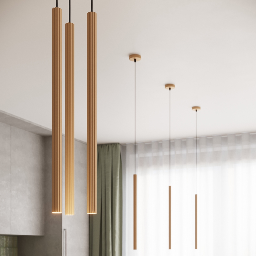 Пендел ARCHE 3xG9/8W/230V златист